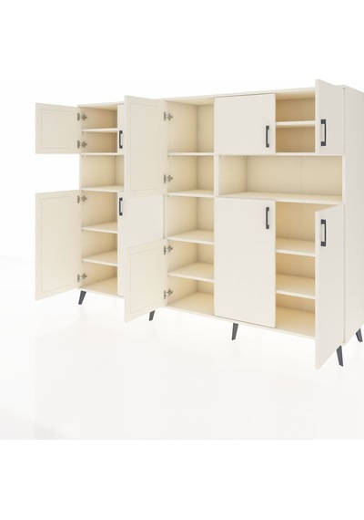 Hyperion Dolap 14 Raflı 10 Kapaklı 220x44x163 Aytaşı-aytaşı Aytaşı-aytaşı