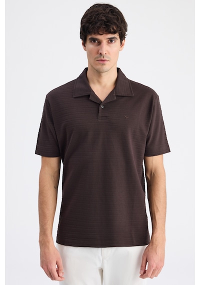 D's Damat Ds Damat Regular Fit Kahverengi Düz T-shirt 6hc144701221m Çok Renkli