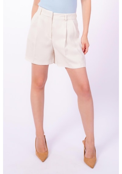 Seeh Ekru Basic Kadın Şort Sh246