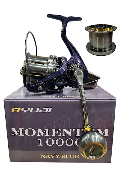 Ryuji Momentum 10000 Navy Blue 11+1bb Surf Olta Makinesi