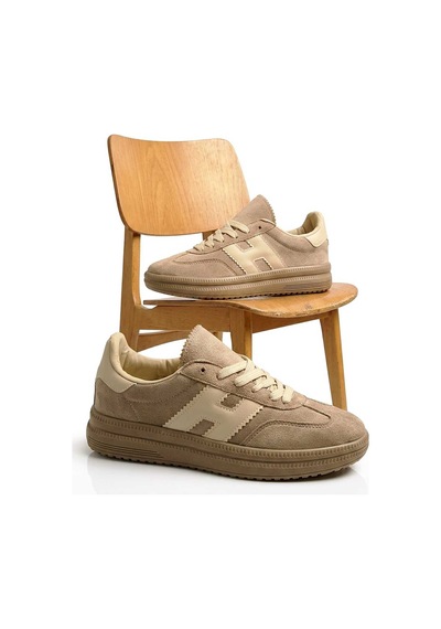 Mcdark Kadın Vizon Süet Sneaker Ayakkabı