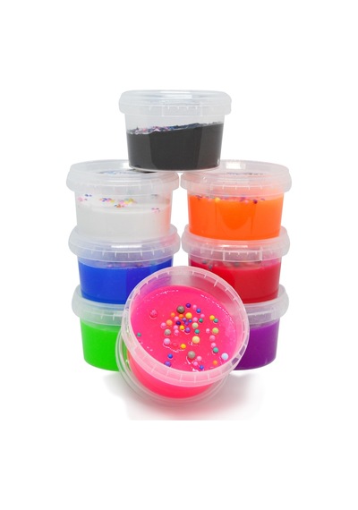 Event 170 Gr Pofuduk Slime Hazır Slaym Oyunu 8 Renk Set 170x8 1360 Gr Karışık