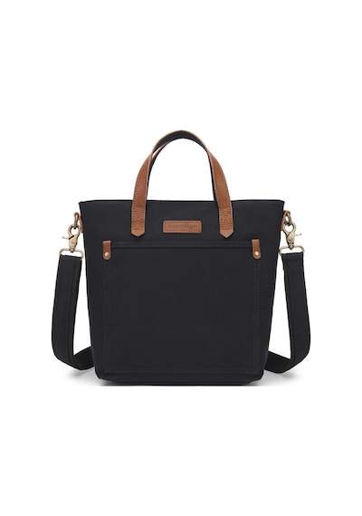 Kanvas Kumaş Kadın Çantası Elden Tutmalı Smart Bags 1328 Siyah