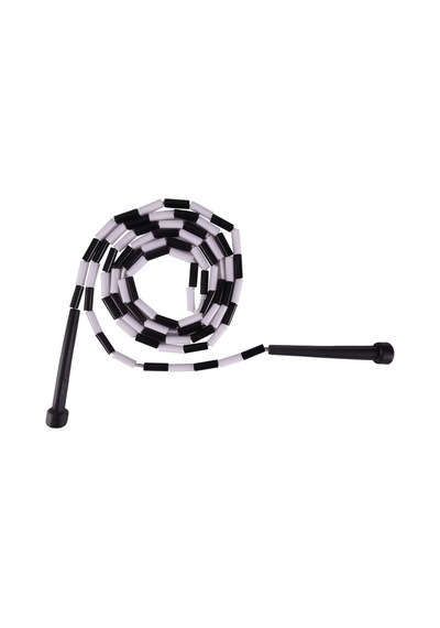 Evapera Profesyonel Boncuklu Speed Rope Atlama İpi Hızlı Dönüş Fitness Crossfit Boks Fitness Her Yaş İçin Siyah-beyaz