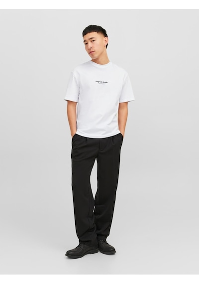 Jack & Jones Jorvesterbro Rahat Kesim Tişört 12240121 Beyaz