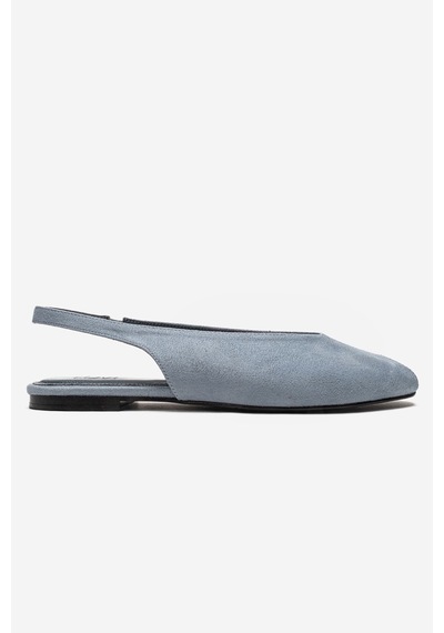 Luvishoes Serına Bebe Mavi Süet Kadın Sandalet
