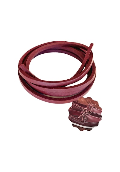Deri Ayakkabı Bağcığı, Nubuk Timberland Dexter Vb. Ayakkabıya Uygun Deri Bağcık, 1 Adet - 150 Cm 001