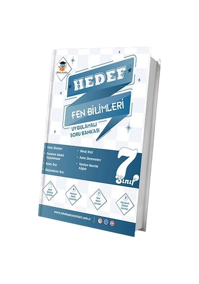 Zeka Küpü Yayınları 7.sınıf Hedef Fen Bilimleri Uygulamalı Soru Bankası P-213419