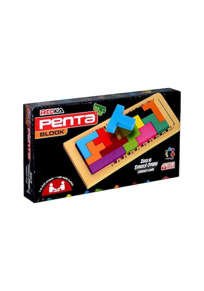 Redka /Kumtoys Redka Penta Blook Ahşap Akıl Zeka Eğitici Oyuncak