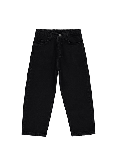 Civil Boys Baggy Kalıp 6-9 Yaş Pantolon Kot - Siyah Siyah