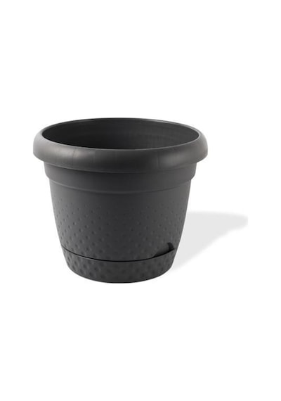 Omnipazar Krs-341 Dekoratif İnci Bitki Çiçek Saksı Takımı 1.1 Litre No 1 Antrasit 116