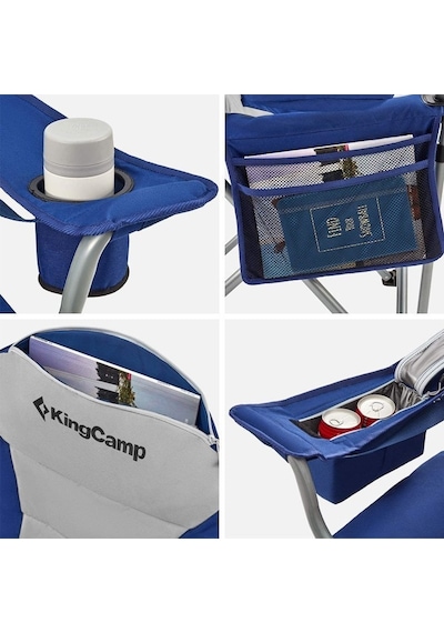 Kıngcamp Deluxe Sandalye Mavı/grı mk_16.0.KIN.0KC3888MGRI.000 Mavi