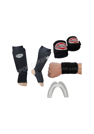 Spor_Carsim Cyclone Kickboks Kaval Koruyucu,Bandaj,Dişlik,Havlu Bileklik Seti (233987904)