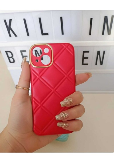 Apple Uyumlu iPhone 13 / 14  Kılıf Modeli Kirmizi