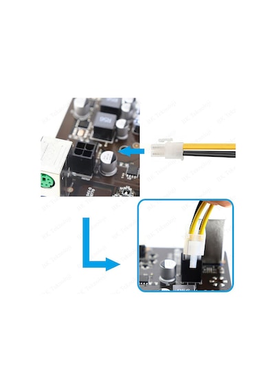 4 Pin MOLEX - ATX P4 CPU 4-Pin 12V PSU Güç Kaynağı Konektörü Adap