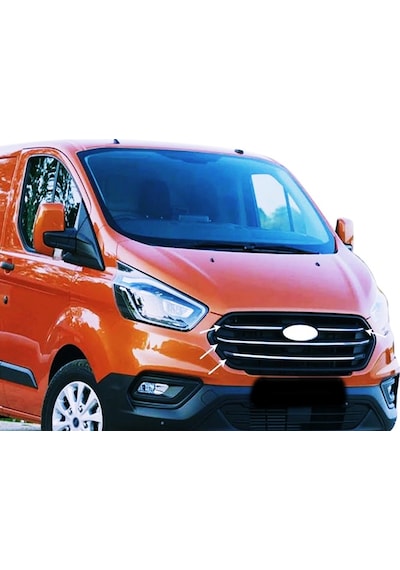 Ford Custom Krom Ön Panjur 4 Prç P.çelik 2018 Ve Üzeri