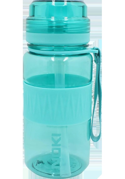 Noki Kids Su Matarası Tritan Pipetli Silikon Kemerli 400 Ml Çok Renkli