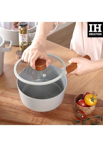 Neoflam Fi Ka Cam Kapakli Alümi Nyum Döküm Sos Tenceresi 18cm Gr Diğer