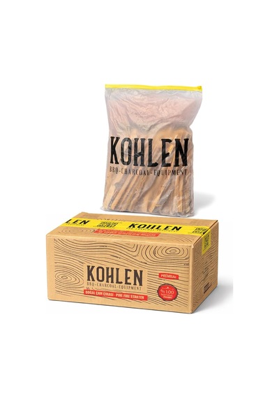 Kohlen Doğal Çam Çırası - Şömine, Mangal Ve Soba Için Hızlı Tutuşturucu 2 Kğ Çok Renkli