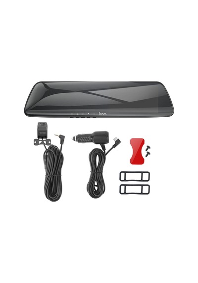 Hoco Dv4 Araç Kamerası 4.5 Lcd Dikiz Aynası Ön & Arka Çift Kamera Full Hd Dvr