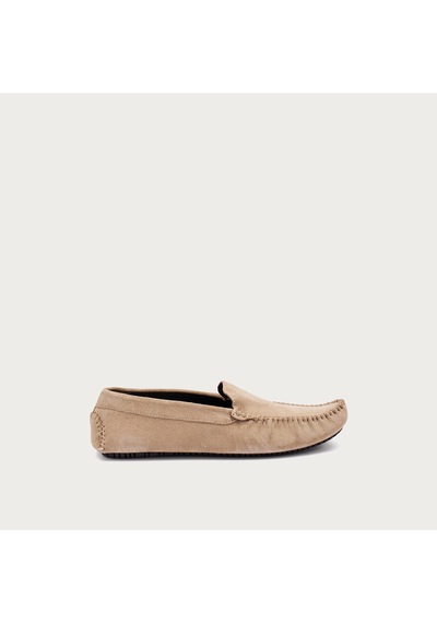 Sand Beige Oxford / Klasik Erkek 12b0 Frau Velour Leather Bej