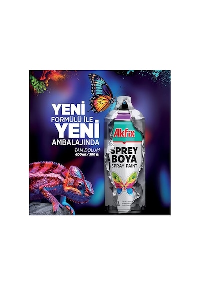 Tr Sprey Boya, Yüksek Kapatıcılık, İç Ve Dış Mekan Kullanımı, Nitro-combi Kalite, Uv Dayanıklı, Hızlı Kuru Diğer