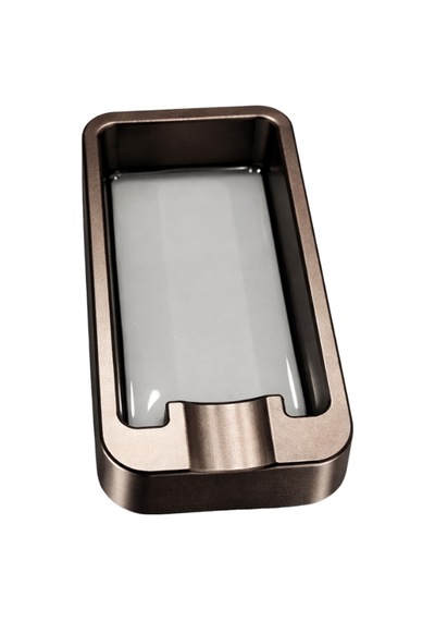 Premiumquality Gümüş - Gunmetal Tekli Puro Küllüğü - Tr9313