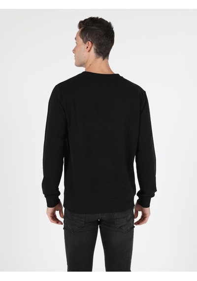 Colin's Regular Fit Erkek Siyah Sweatshirt CL1051127_Q1.V2_BLK