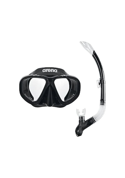 Arena Premium Snorkeling Set Unisex Siyah Yüzücü Şnorkel 002018505 Siyah