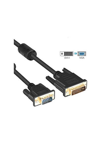 5M 24+5 Dvi To Vga Kablo - Çift Filitreli