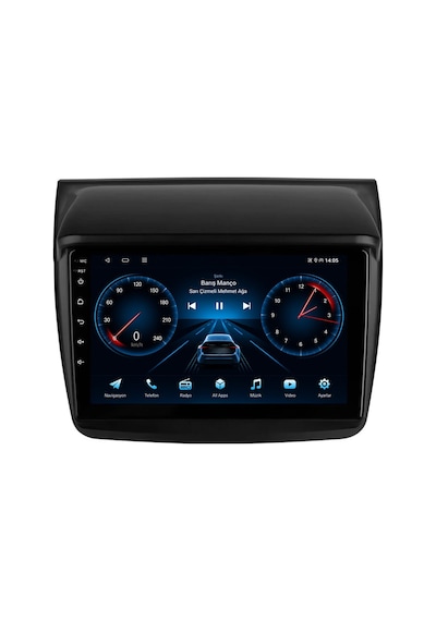 Mitsubishi L200 Android Multimedya 2007-2015 Carplay Android Auto Navigasyon Kameralı 4gb Ram 32gb 9"