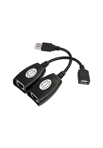 Usb2.0 Rj45 Extender Uzatma Kablosu Cat5-cat6 Uzatıcı Standart