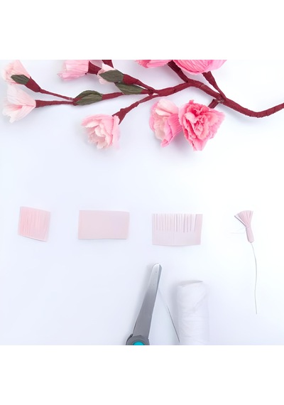 İtalyan Krapon Kağıdı No:361 - Pudra Pembe - Powder Pink 90 Gr. 5
