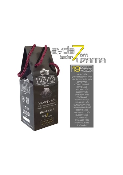 Valentines Professionel Yılan Yağı Şampuan 2 x 500 ML
