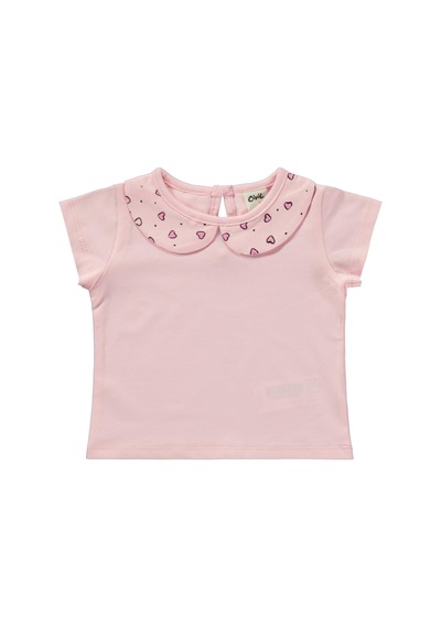 Civil Baby Kalp Empirme Bebe Yaka 6-18 Ay Takım - Pembe