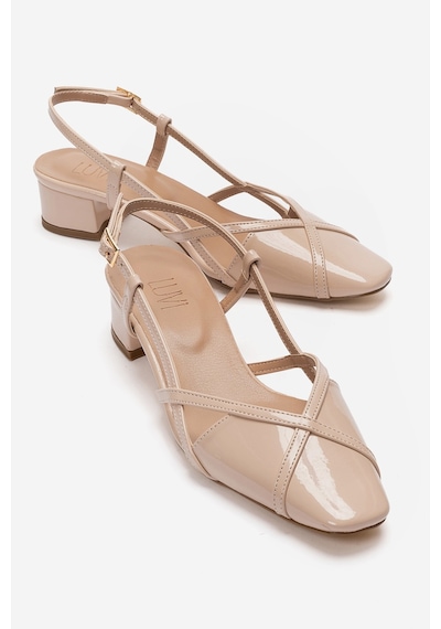 Luvishoes Olena Bej Rugan Kadın Topuklu Sandalet