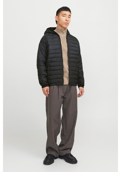 Jack & Jones 12256983 Erkek Siyah Mont & Kaban