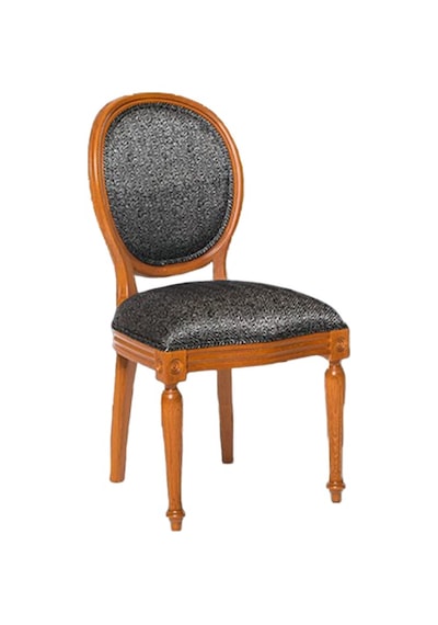 Sandalye MADALYON Model Kayın İnce Torna RETRO ayak Parlak ceviz Natüre Kumlu Örgü Kumaş El yapım