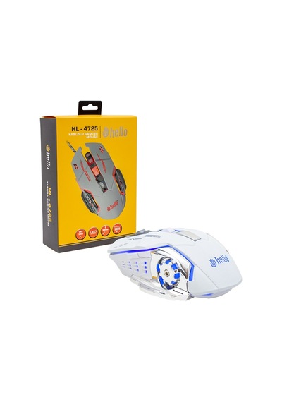 Hello HL-4725 Kablolu LED Aydınlatmalı Oyuncu Mouse