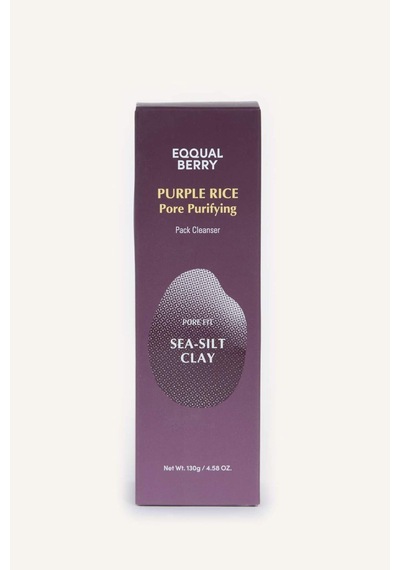 Defacto Eqqualberry Purple Rice Pore Purifying Pack Geniş Gözenek Önleyici ve Ölü Deri Arındırıcı Mor Pirinçli Temizleyici 130gr H6405AXNS