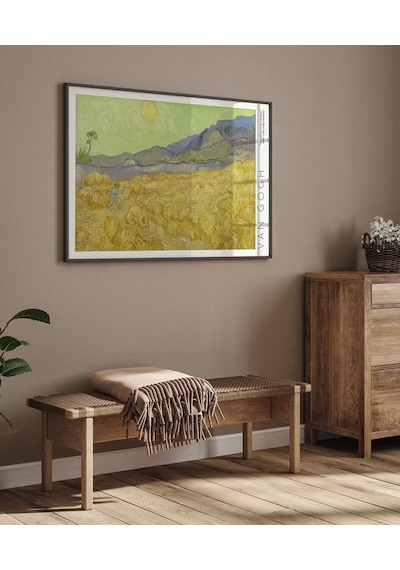 Çerçevesiz Poster Vincent Van Gogh Buğday Tarlası Ve Orakçı