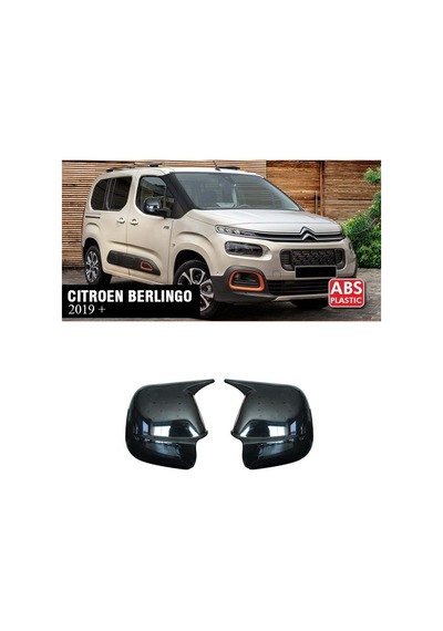 Citroen Berlingo Batman Yarasa Ayna Kapağı Piona Black Abs 2019+