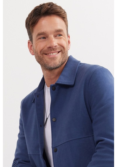 Tudors Erkek Slim Fit Dar Kesim Çift Cepli Çıtçıt Kapamalı Lacivert Mont-46277 Lacivert Tudors Erkek Slim Fit Dar Kesim Çift Cepli Çıtçıt Kapamalı Lacivert Mont-46277 Lacivert