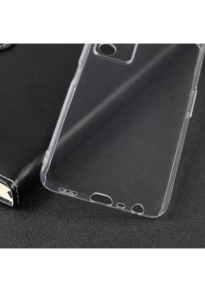 Oppo A55 5g Kılıf Şeffaf İnce Ve Esnek Süper Silikon Kılıf Renksiz