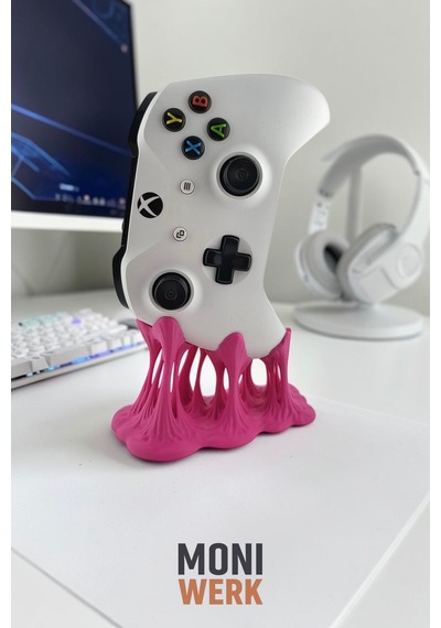Xbox Uyumlu Bubble Gum Tasarımlı Pembe Oyun Kolu Standı