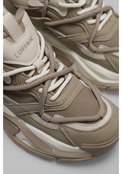 Lufian Kate Kadın Sneaker Ayakkabı Bej Bej 122230015100550 Bej