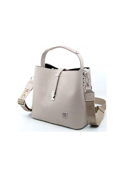 Just Polo Kadın Su Geçirmez Şık El & Omuz Çantası Ve Cüzdanı Kombin Shopper Taş