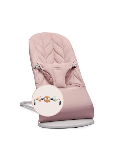 BabyBjörn Pastel Oyuncaklı Bliss Ana Kucağı Petal Woven Dusty Pink