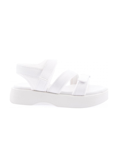 Dgn 4830-22y Kadin Cirt Bantli Kalin Taban Sandalet 4830-2027-R0198 Beyaz