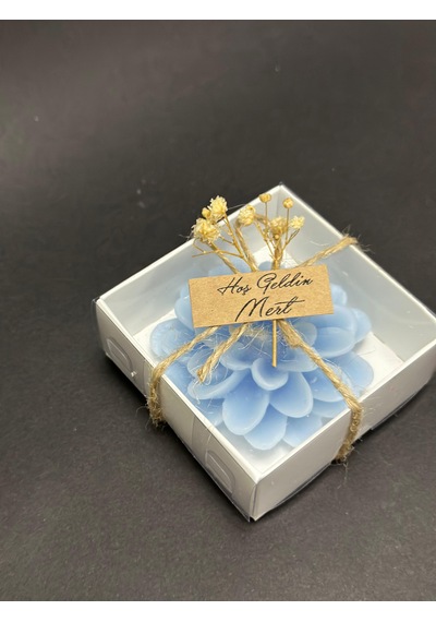 Lotus Mum Mavi Hediyelik